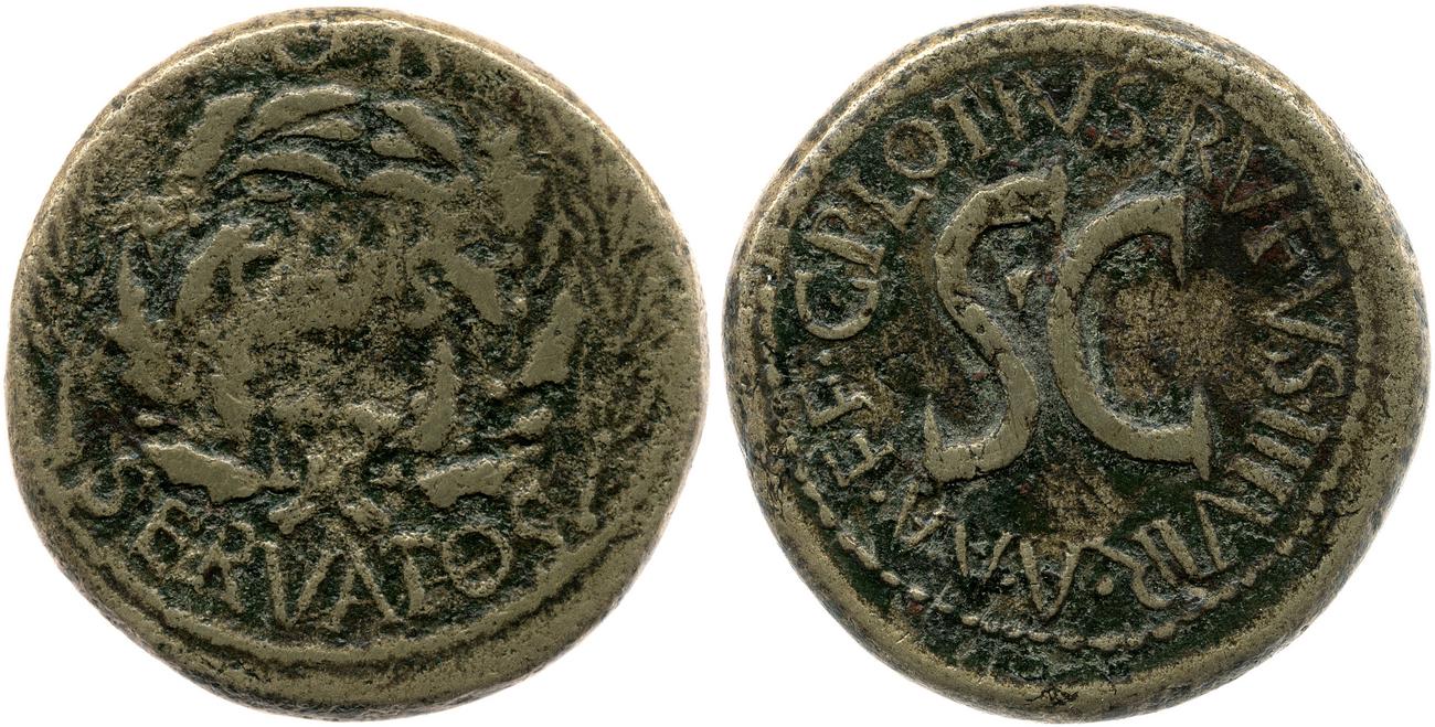аверс RIC I (second edition) Augustus 387
