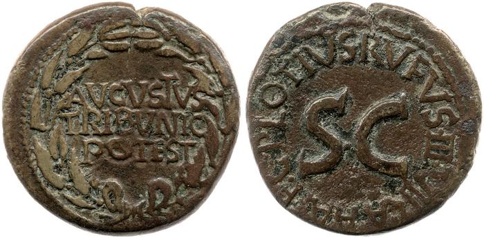 RIC I (second edition) Augustus 388, реверс, bm