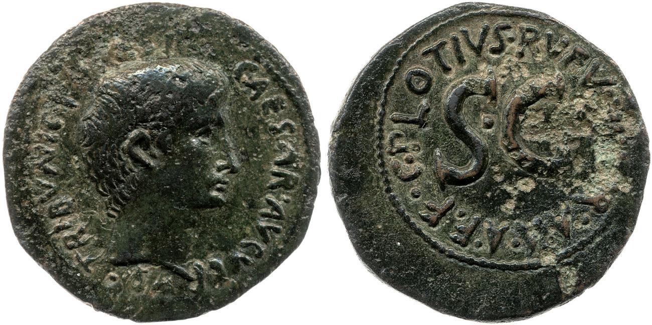 RIC I (second edition) Augustus 389, аверс, bm