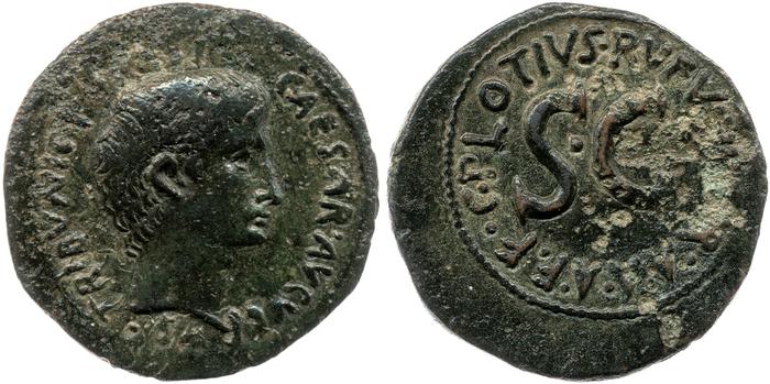 RIC I (second edition) Augustus 389, реверс, bm