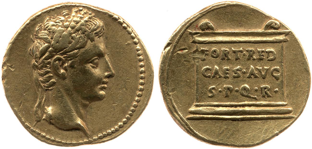 аверс RIC I (second edition) Augustus 53A