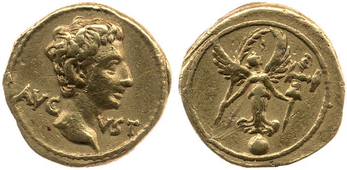 реверс RIC I (second edition) Augustus 123
