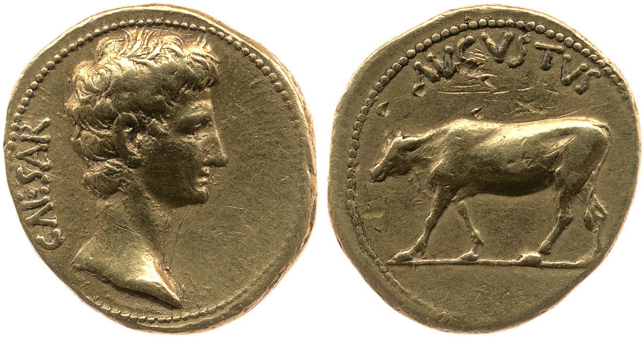 RIC I (second edition) Augustus 538, аверс, bm