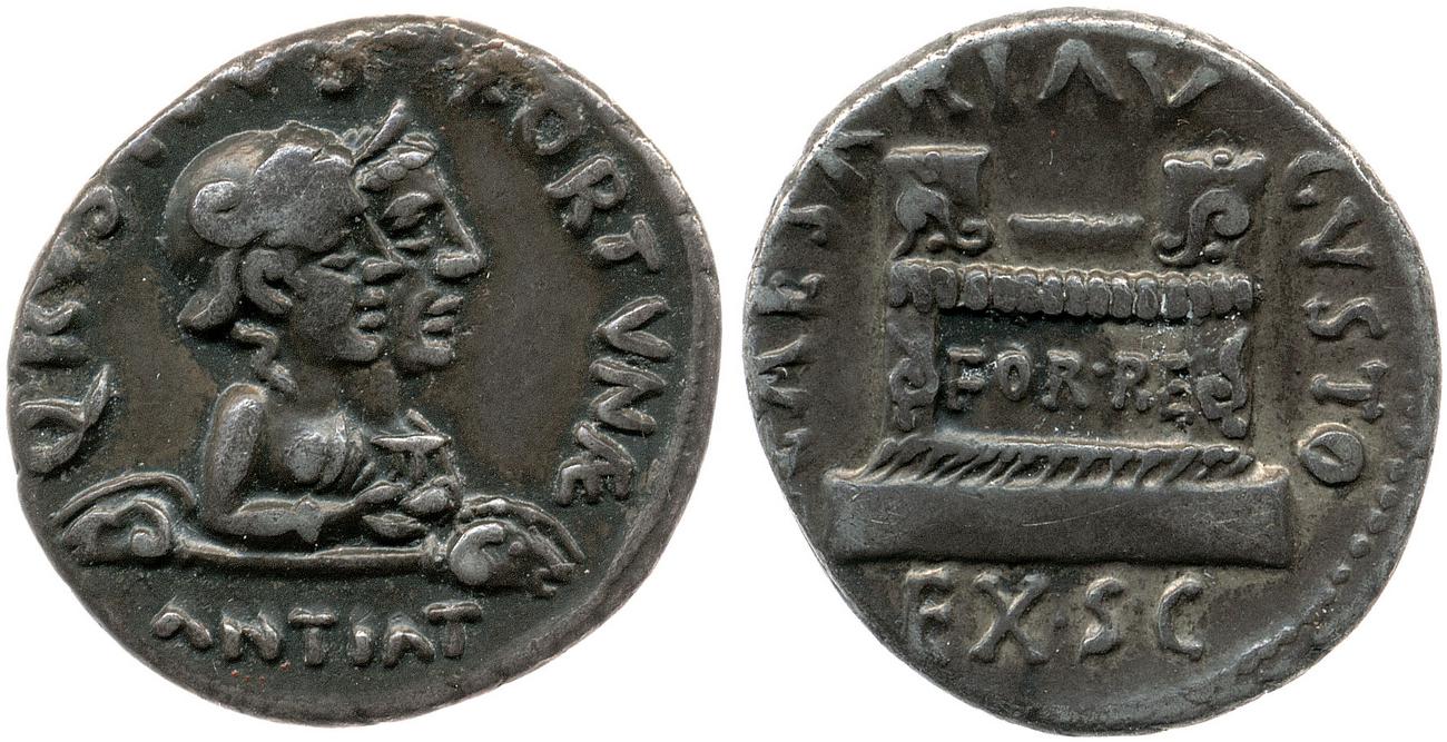 RIC I (second edition) Augustus 322, аверс, bm
