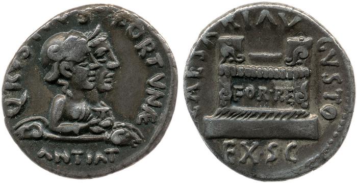 RIC I (second edition) Augustus 322, реверс, bm