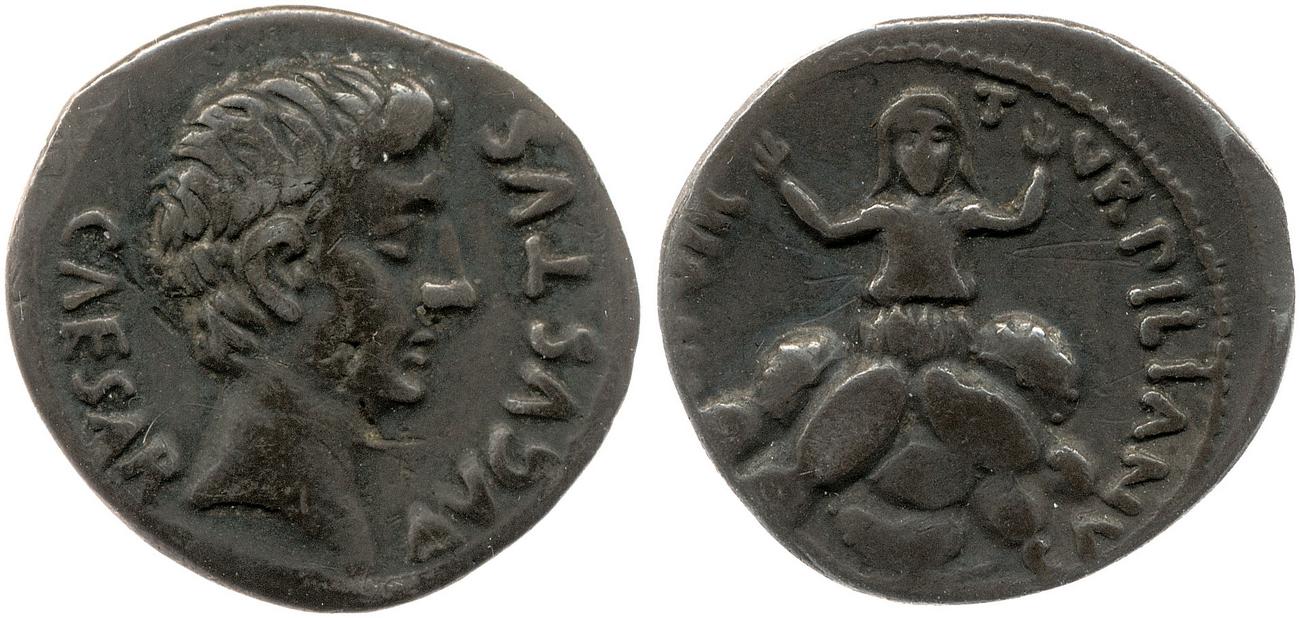 RIC I (second edition) Augustus 299, аверс, bm