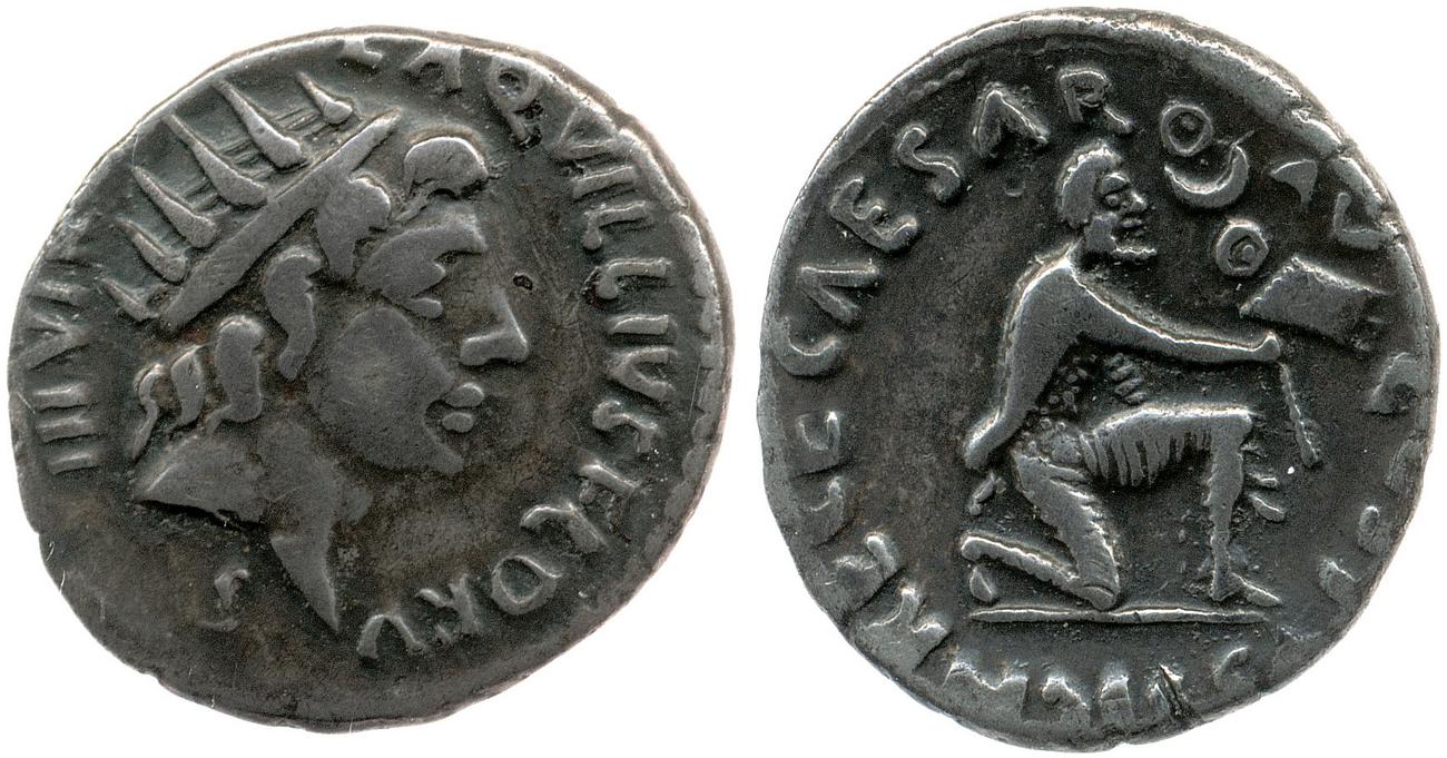 RIC I (second edition) Augustus 304, аверс, bm