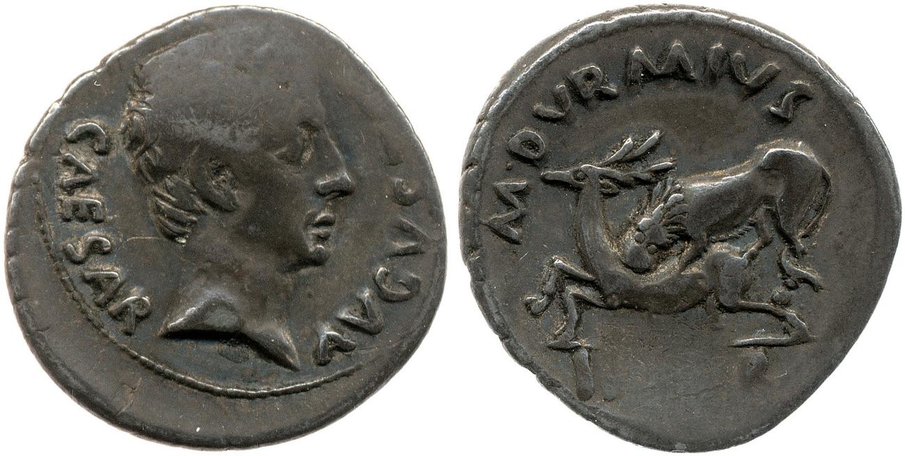 RIC I (second edition) Augustus 318, obverse, bm