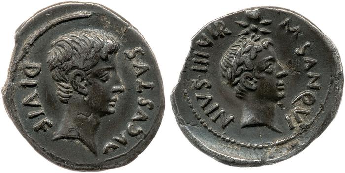 RIC I (second edition) Augustus 338, реверс, bm