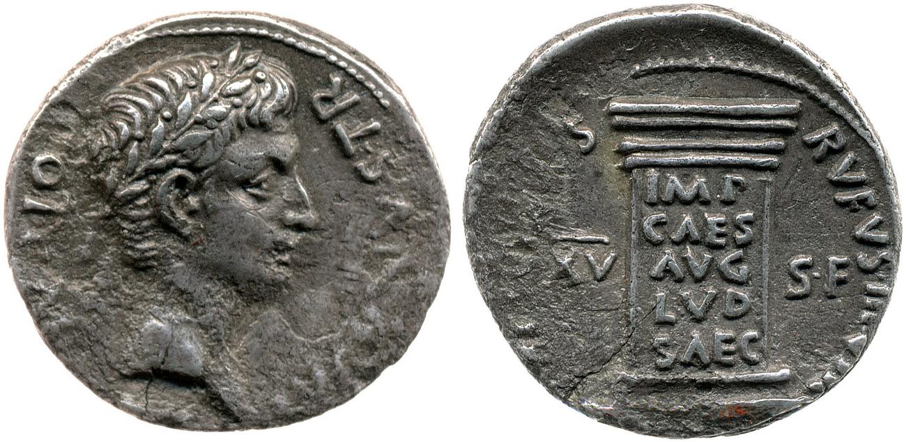 аверс RIC I (second edition) Augustus 354