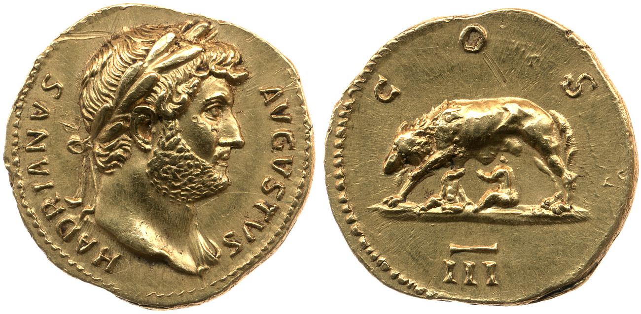 RIC II, Part 3 (second edition) Hadrian 709, аверс, Британский музей