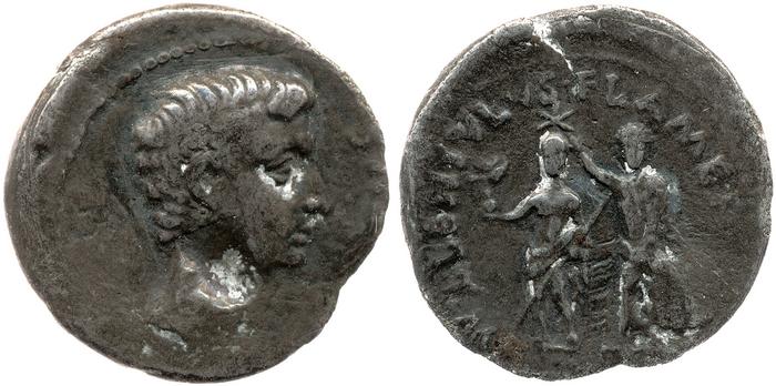 RIC I (second edition) Augustus 415, реверс, bm