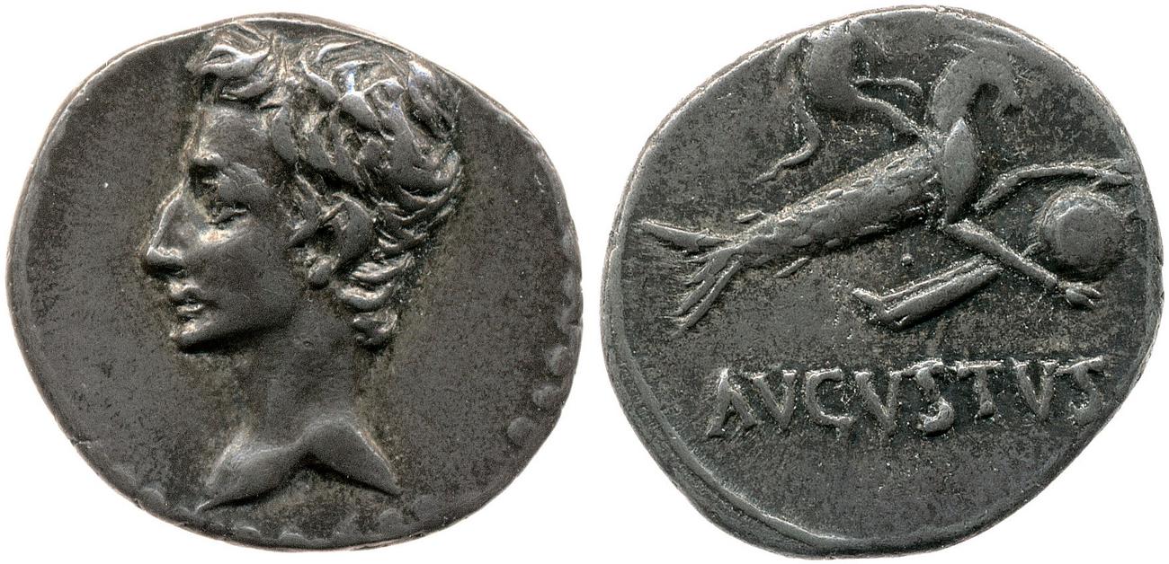 RIC I (second edition) Augustus 547B, аверс, bm