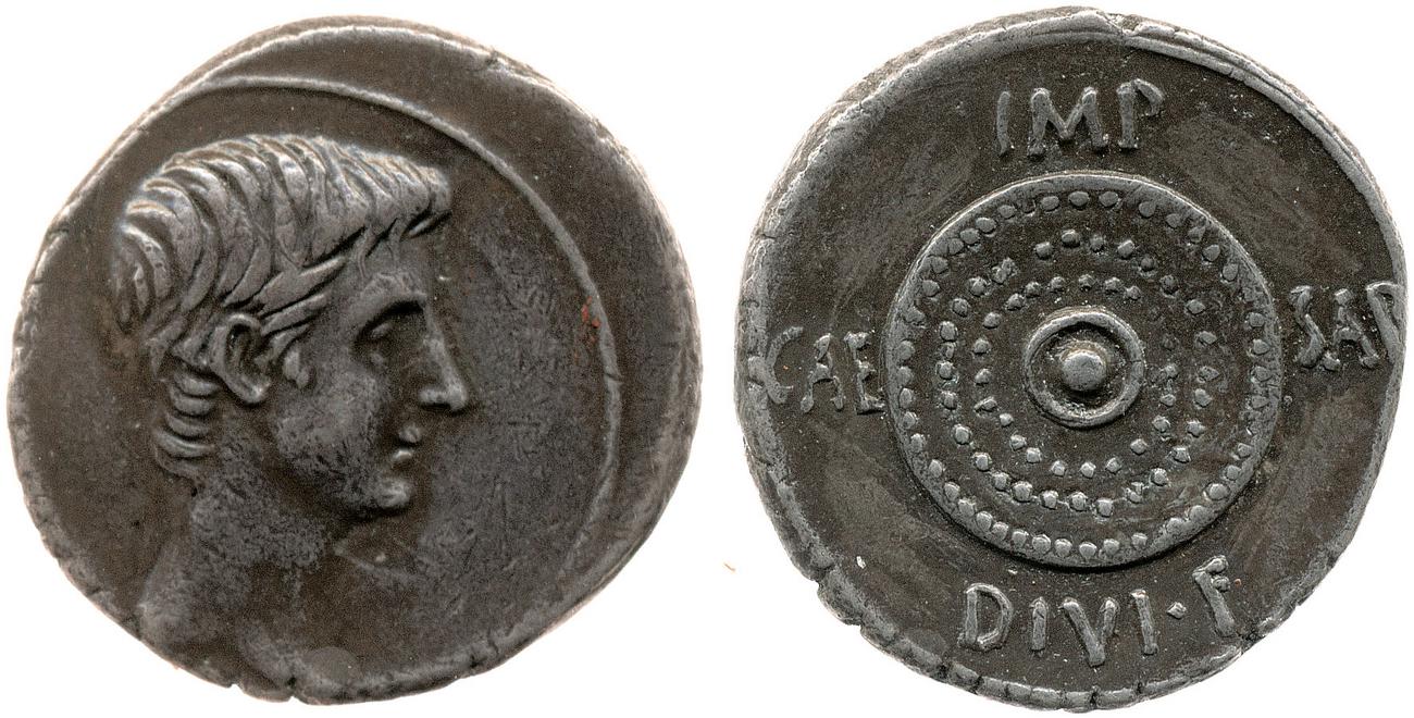 RIC I (second edition) Augustus 543A, аверс, bm