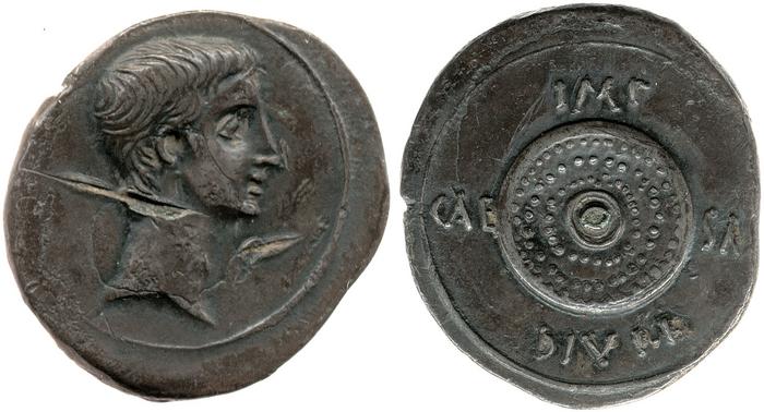 RIC I (second edition) Augustus 543A, реверс, bm