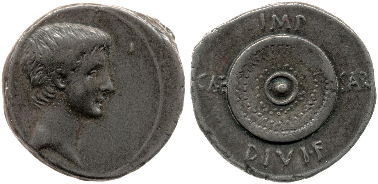 RIC I (second edition) Augustus 543A, аверс, bm