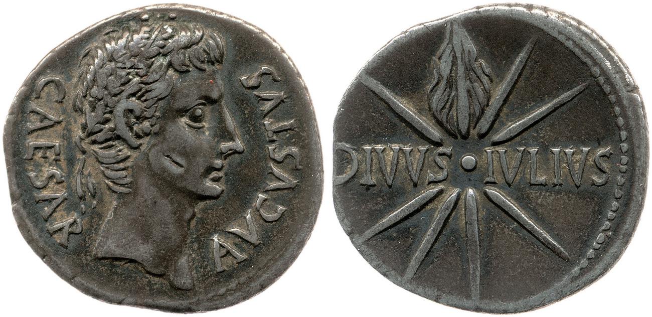 RIC I (second edition) Augustus 37A, аверс, bm