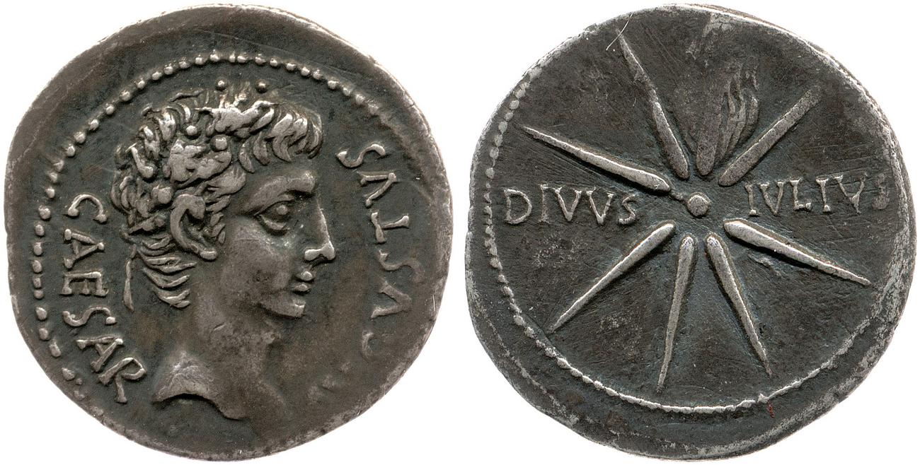 RIC I (second edition) Augustus 37A, аверс, bm