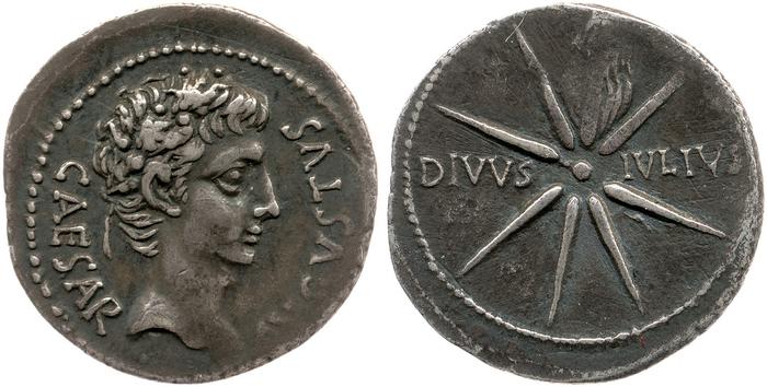 RIC I (second edition) Augustus 37A, реверс, bm