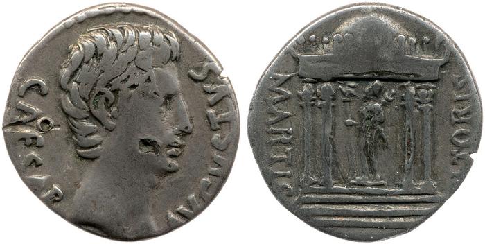 реверс RIC I (second edition) Augustus 39A