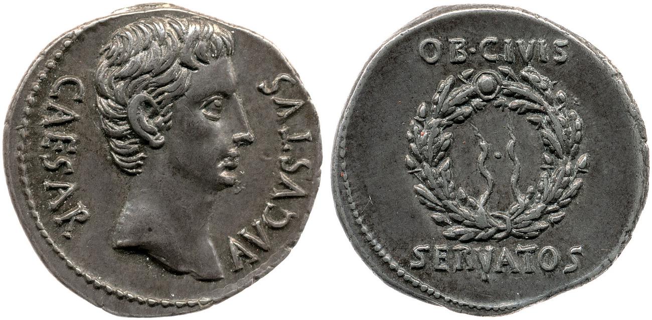 аверс RIC I (second edition) Augustus 40A