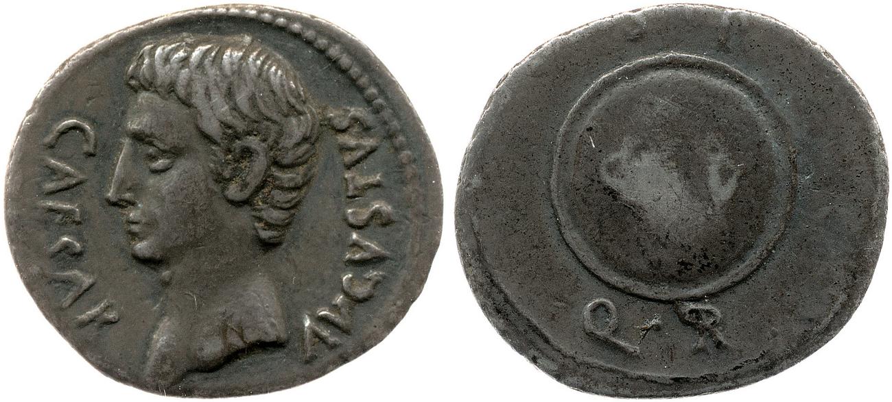 аверс RIC I (second edition) Augustus 43B