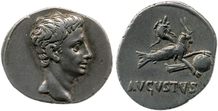 RIC I (second edition) Augustus 126, реверс, bm