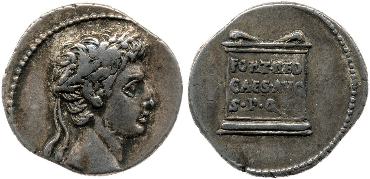 аверс RIC I (second edition) Augustus 54A