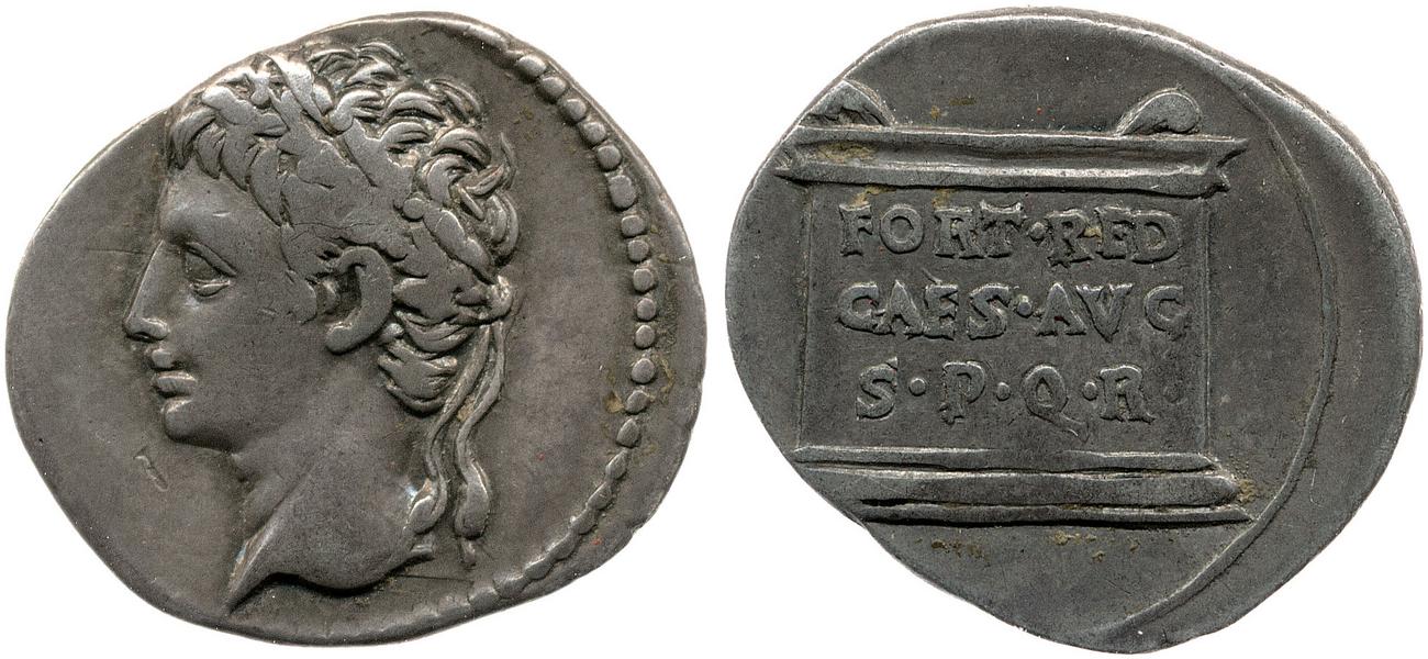аверс RIC I (second edition) Augustus 54B