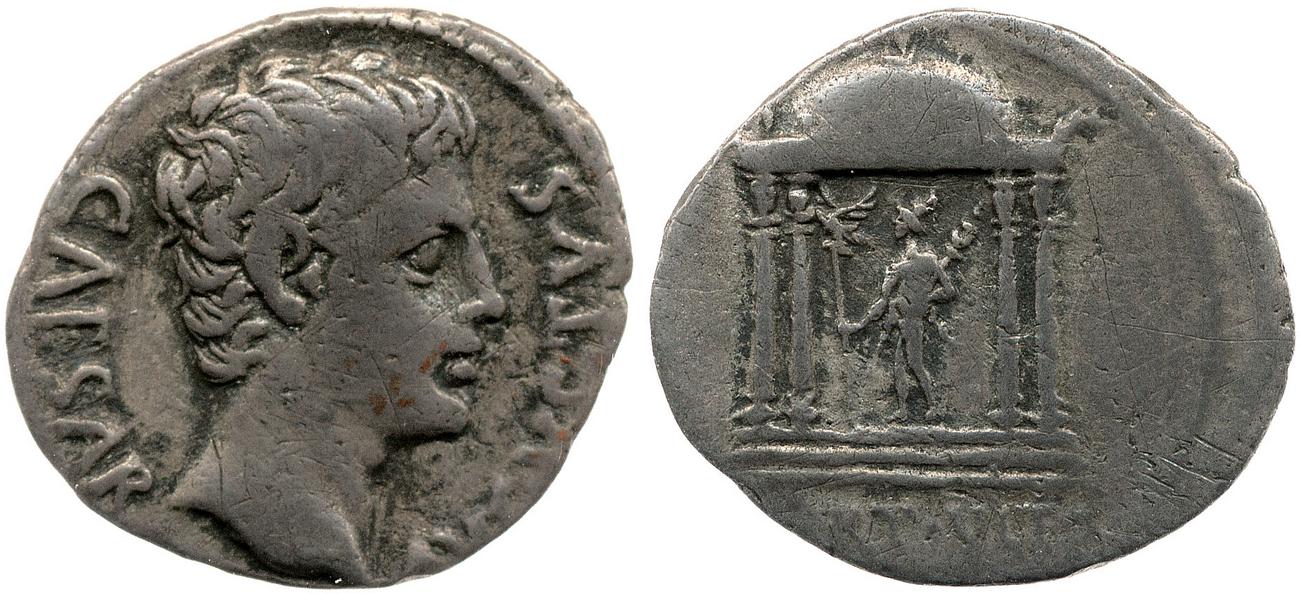 аверс RIC I (second edition) Augustus 70A