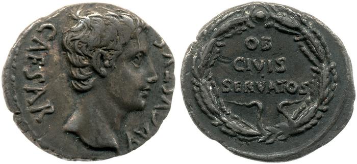 RIC I (second edition) Augustus 77A, реверс, bm
