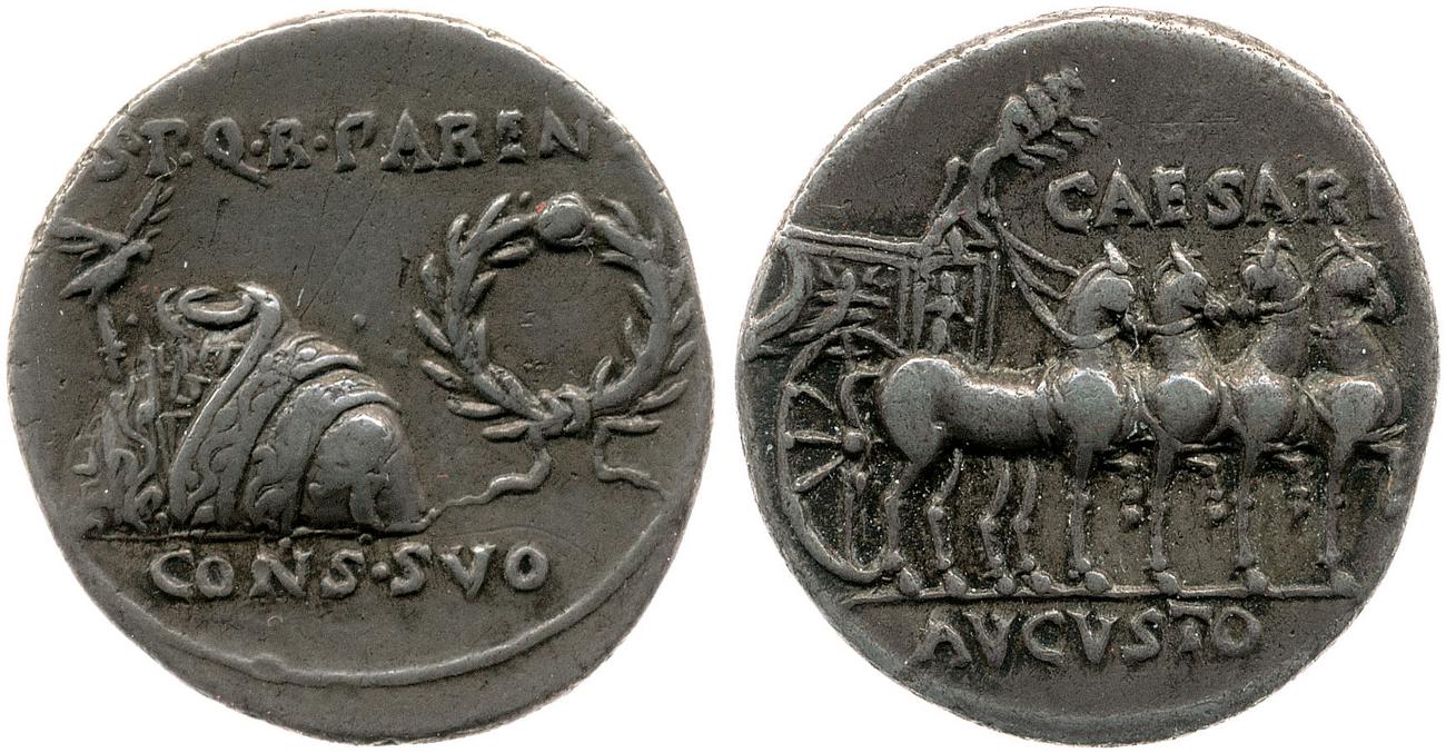 RIC I (second edition) Augustus 99, аверс, bm