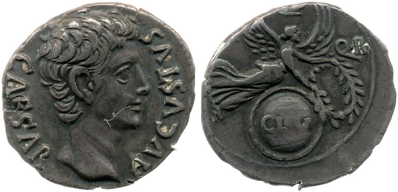 RIC I (second edition) Augustus 95, аверс, bm