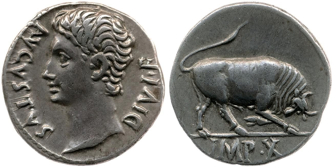 аверс RIC I (second edition) Augustus 167B