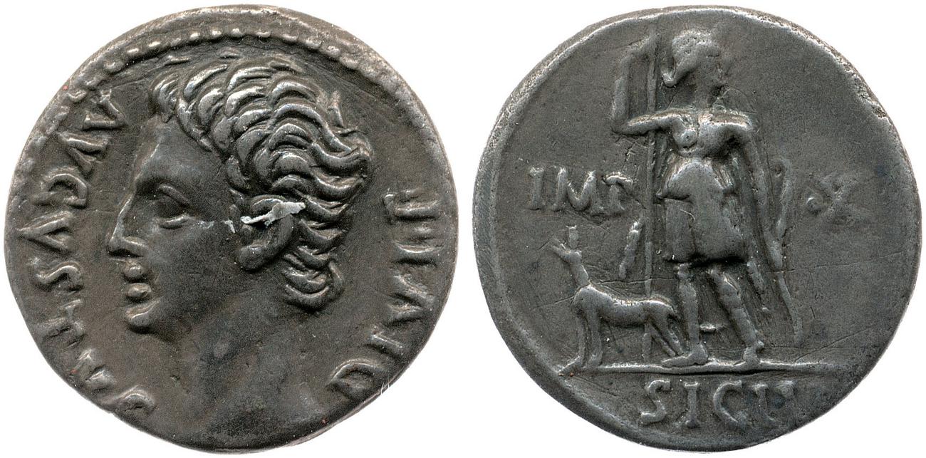 аверс RIC I (second edition) Augustus 173B