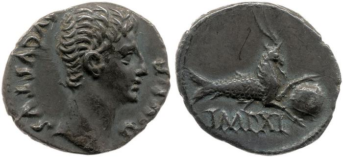 RIC I (second edition) Augustus 174, реверс, bm