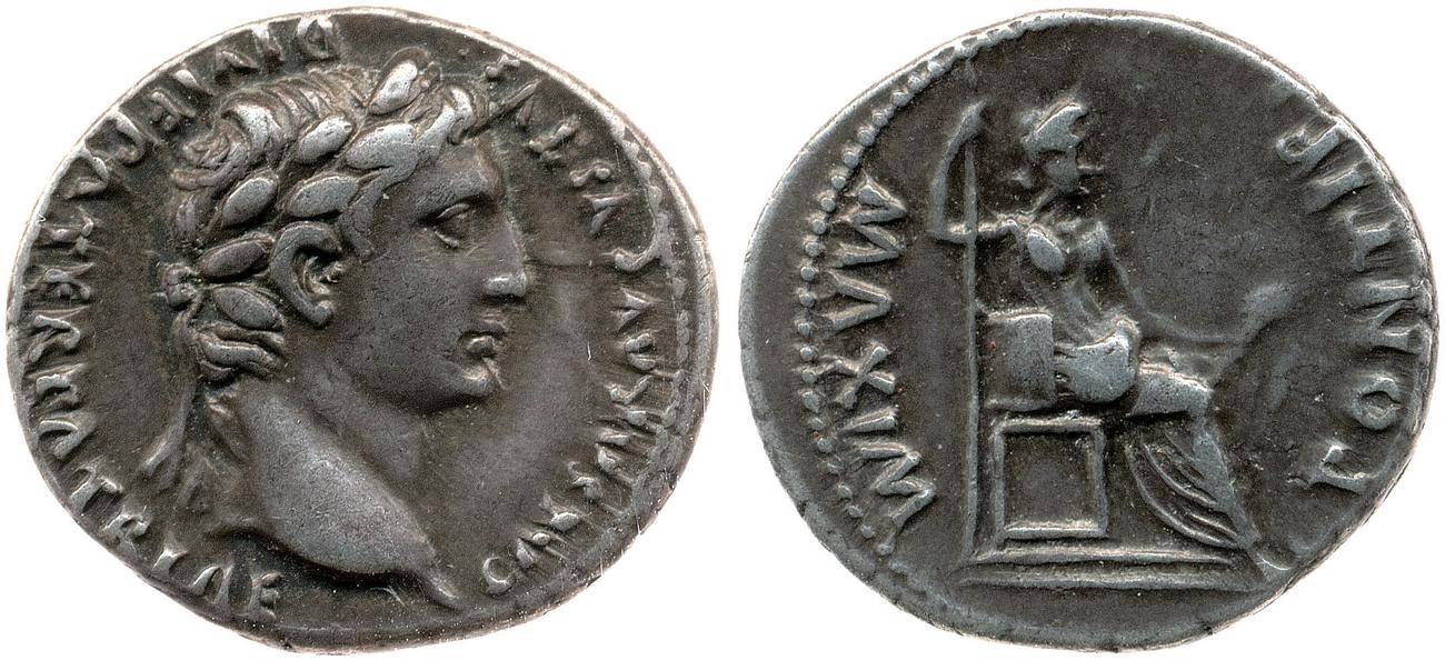 RIC I (second edition) Augustus 220, аверс, bm