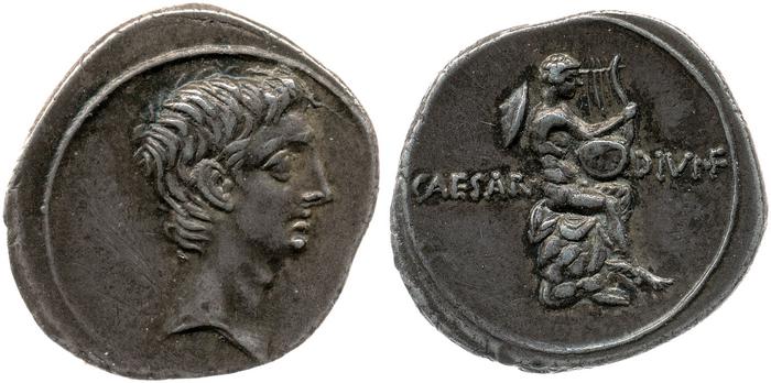 RIC I (second edition) Augustus 257, реверс, bm