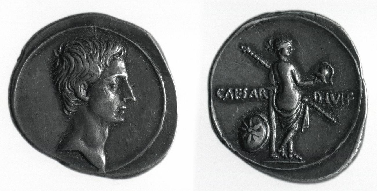 RIC I (second edition) Augustus 250A, аверс, bm