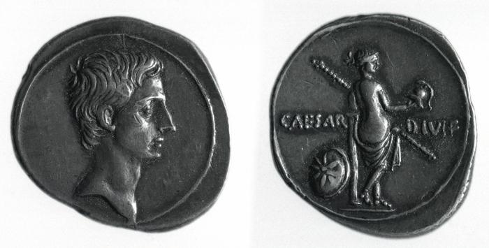 RIC I (second edition) Augustus 250A, реверс, bm