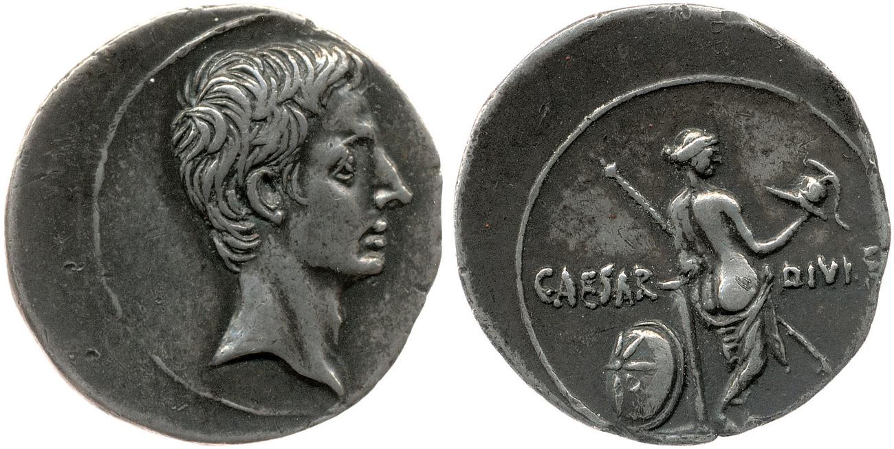 RIC I (second edition) Augustus 250A, аверс, bm
