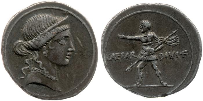 RIC I (second edition) Augustus 251, реверс, bm
