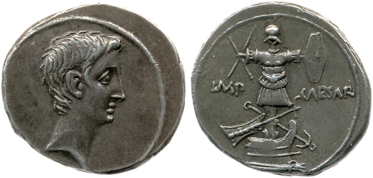 RIC I (second edition) Augustus 265A, аверс, bm