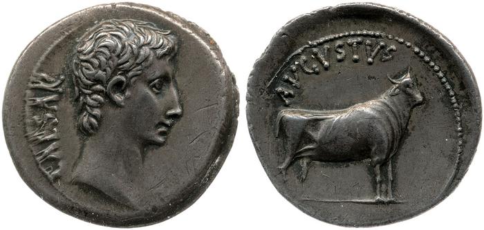 RIC I (second edition) Augustus 475, реверс, bm