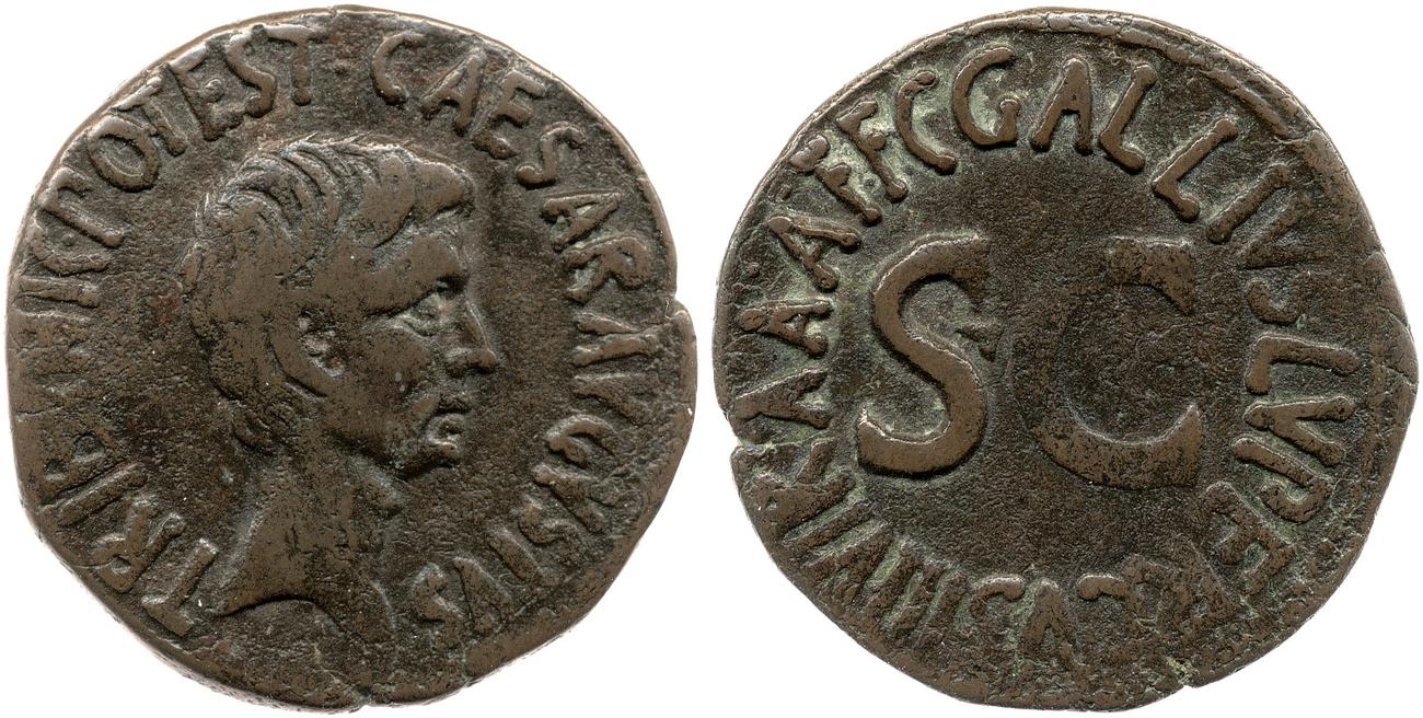 RIC I (second edition) Augustus 379, аверс, bm
