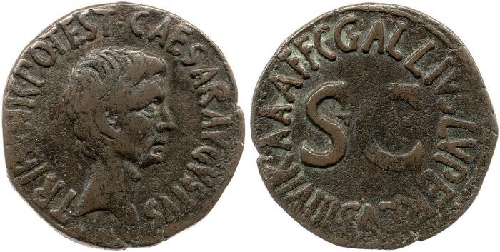 RIC I (second edition) Augustus 379, реверс, bm