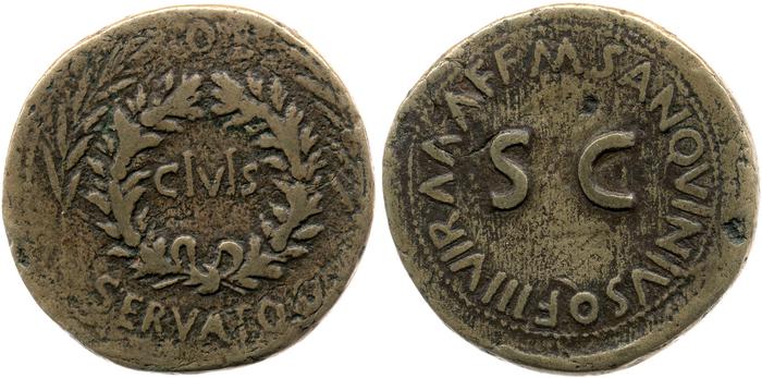 реверс RIC I (second edition) Augustus 341