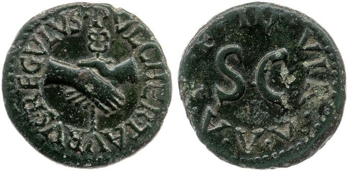 реверс RIC I (second edition) Augustus 423