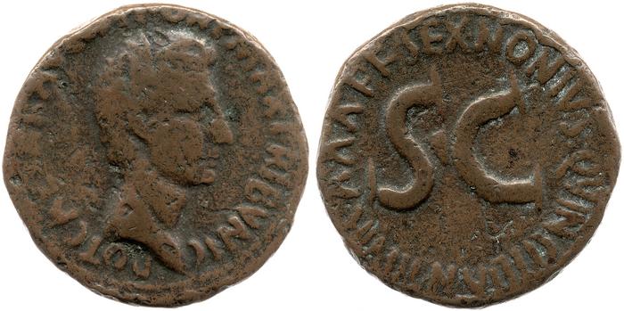 RIC I (second edition) Augustus 439, реверс, bm