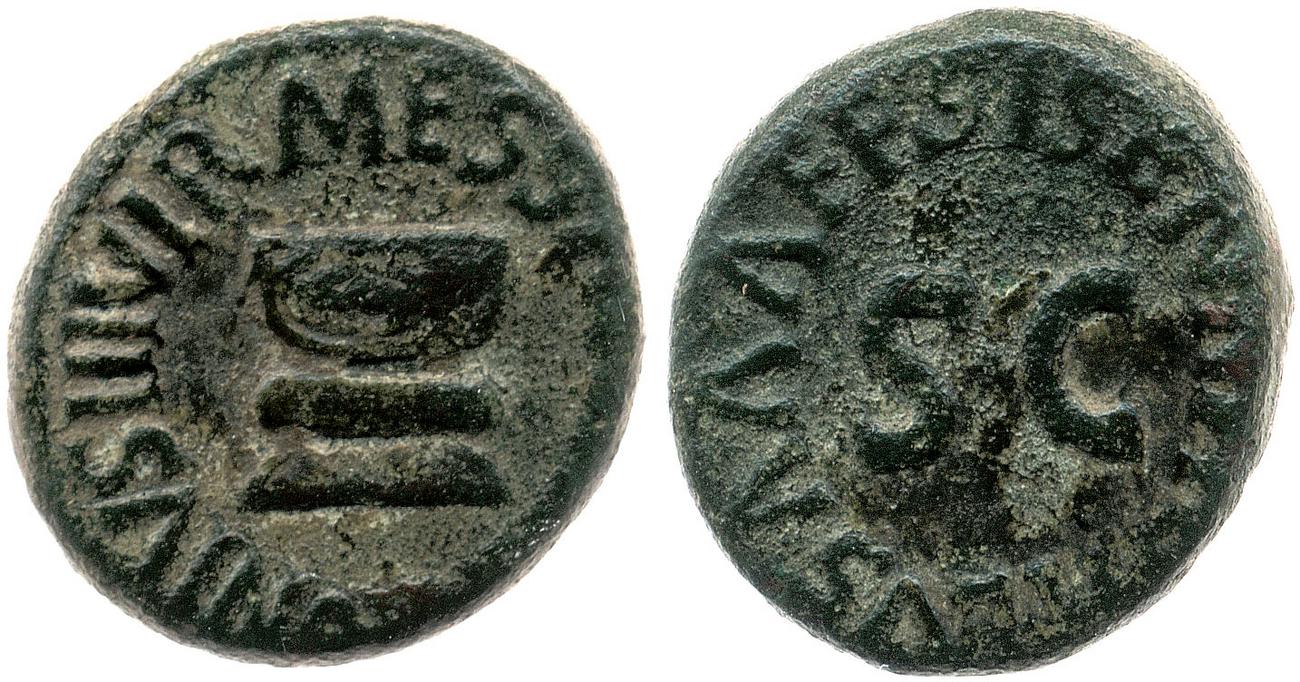 RIC I (second edition) Augustus 454, аверс, Британский музей
